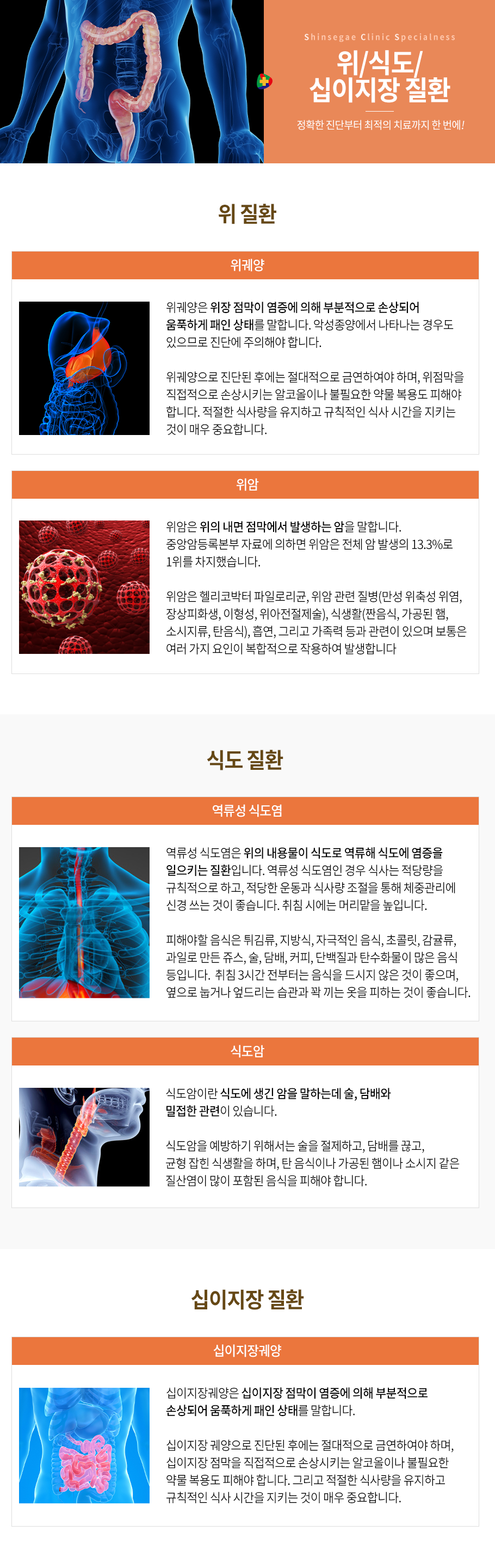 위,식도,십이지장 질환