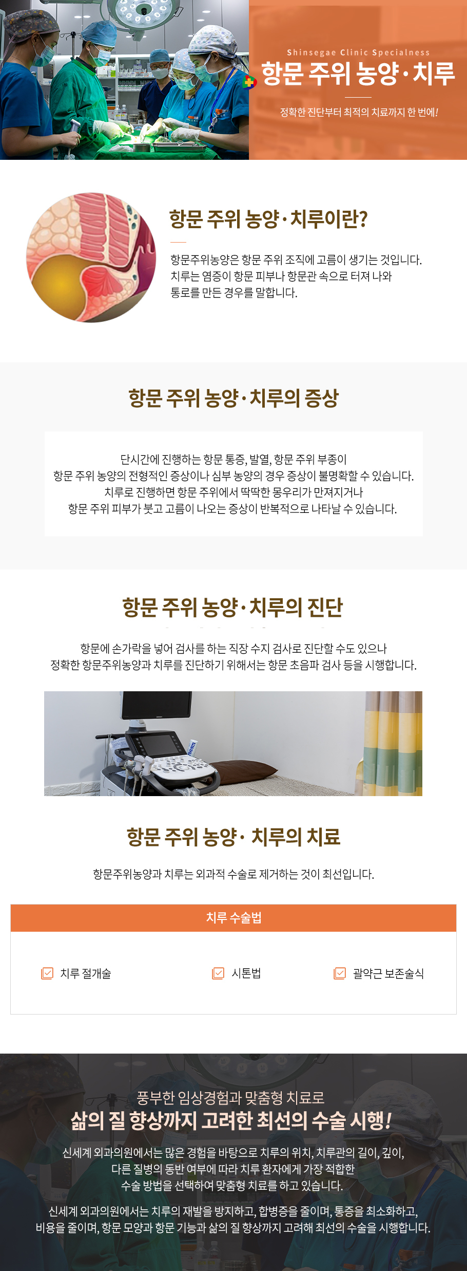 항문주위농양, 치루